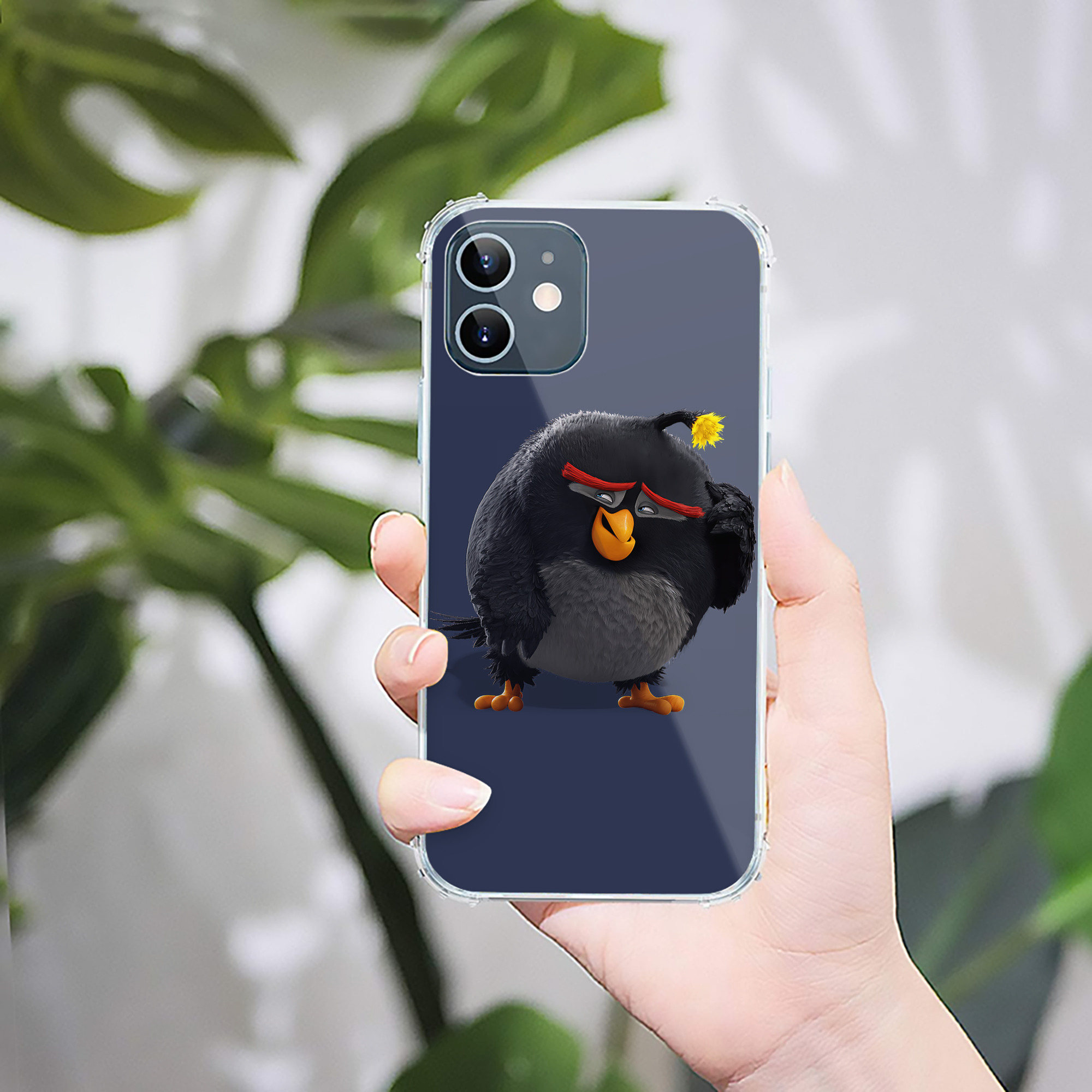 （画像用） Angry Birds アングリーバード 【iPhone 12シリーズ対応】透明スマホケース（クリアソフトケース）